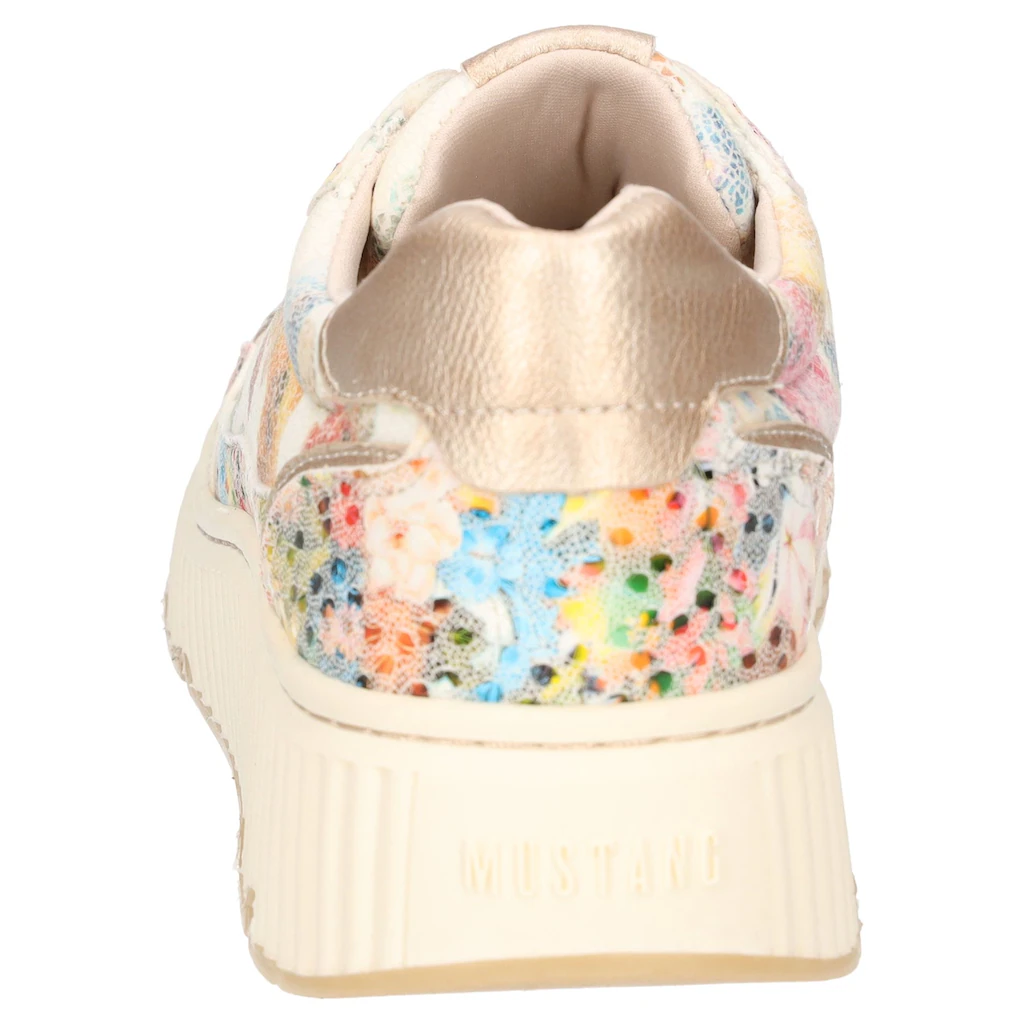 Mustang Shoes Sneaker Pride Sneaker Schnürschuh mit bunten Metallic-Besätzen Kauf eins, bekomm eins gratis