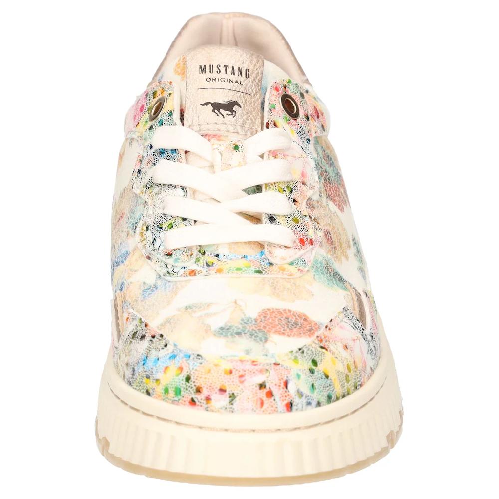 Mustang Shoes Sneaker Pride Sneaker Schnürschuh mit bunten Metallic-Besätzen Kauf eins, bekomm eins gratis