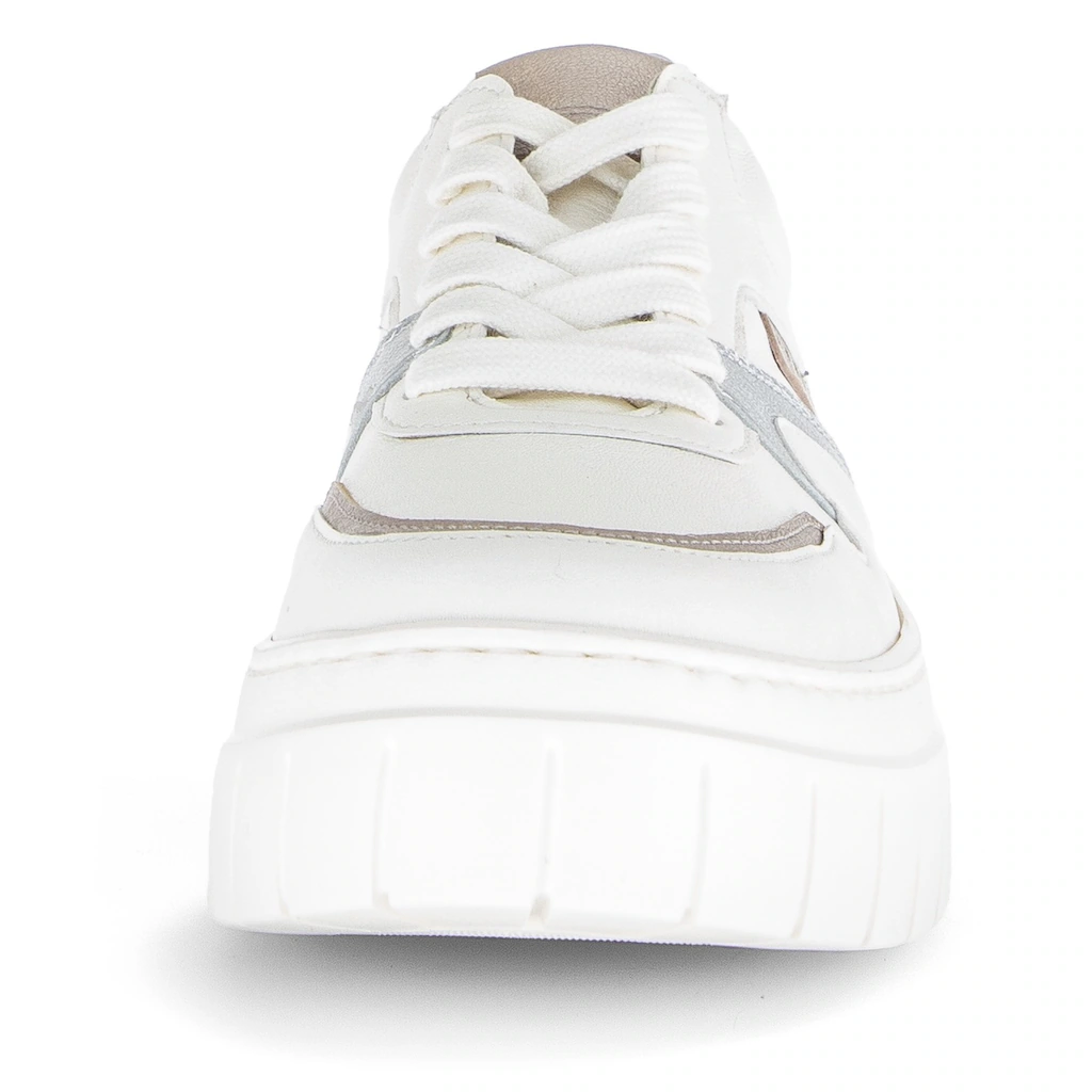 Gabor Plateausneaker Schnürschuh Halbschuh Freizeitschuh Besätze in Metallicoptik bestellen Letzter Tag