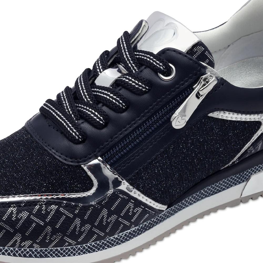 MARCO TOZZI Keilsneaker Freizeitschuh Halbschuh Schnürschuh mit Logoprint kaufen Bis zu 60% Rabatt