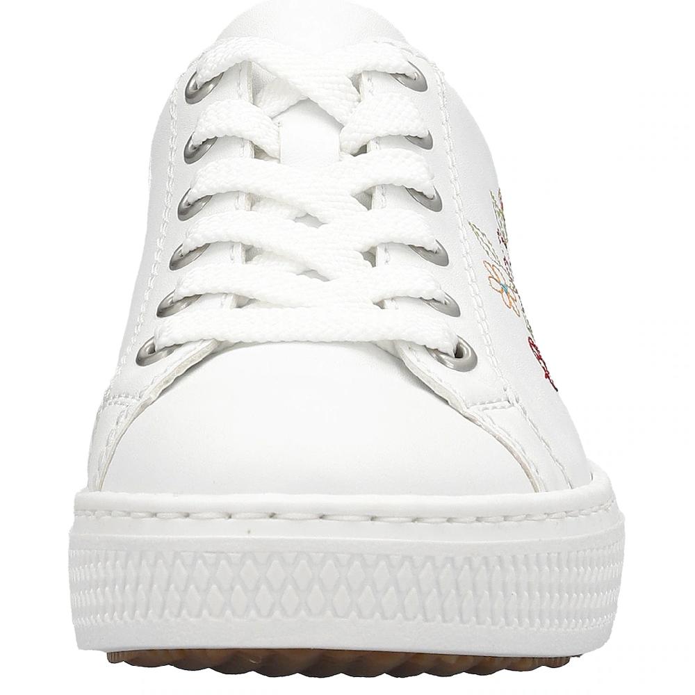 Rieker Sneaker mit seitlicher Blumenstickerei Freizeitschuh Halbschuh Schnürschuh kaufen Riesige Rabatte