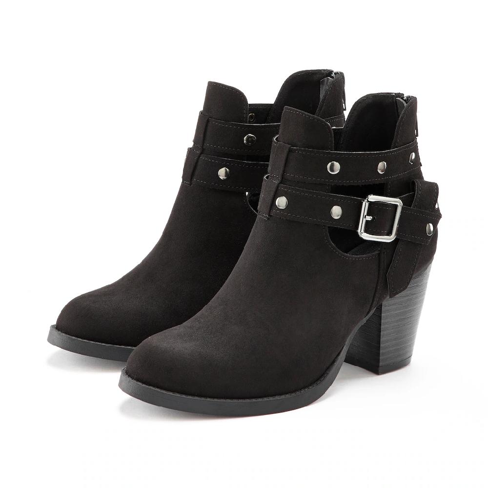 LASCANA Cowboy Stiefelette Cowboy Boots Western Stiefelette Ankleboots mit Zierschnalle VEGAN kaufen 50% Rabatt mit kostenlosem Versand