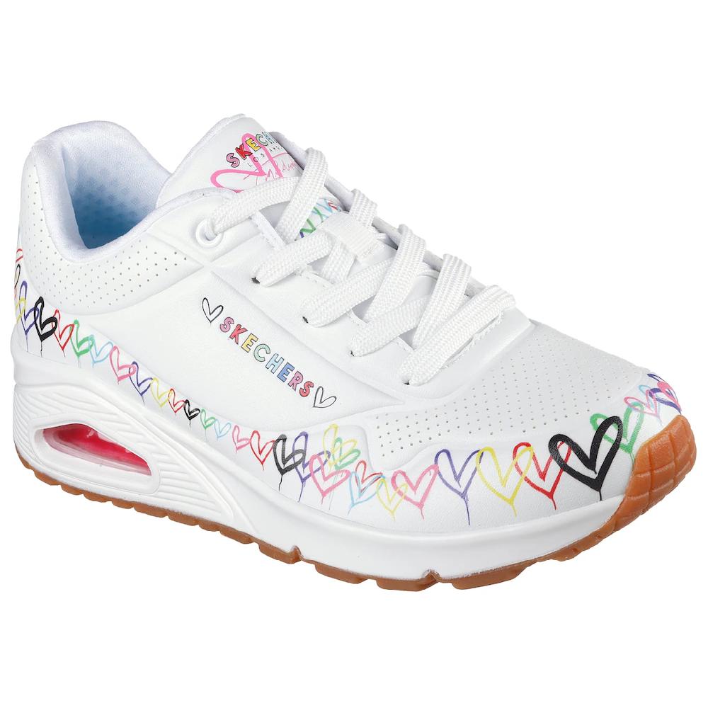 Skechers Sneaker »UNO« Keilsneaker Plateausneaker mit bedruckter Sohle Fabrikladen