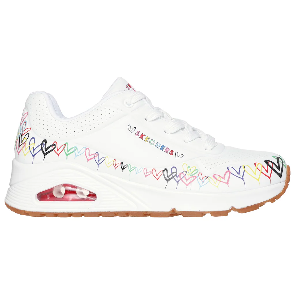 Skechers Sneaker »UNO« Keilsneaker Plateausneaker mit bedruckter Sohle Fabrikladen