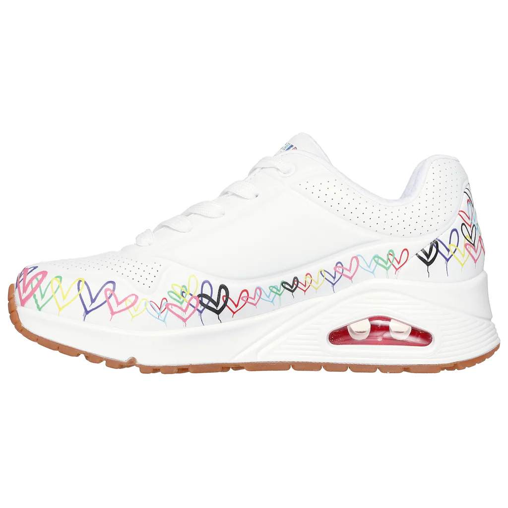 Skechers Sneaker »UNO« Keilsneaker Plateausneaker mit bedruckter Sohle Fabrikladen