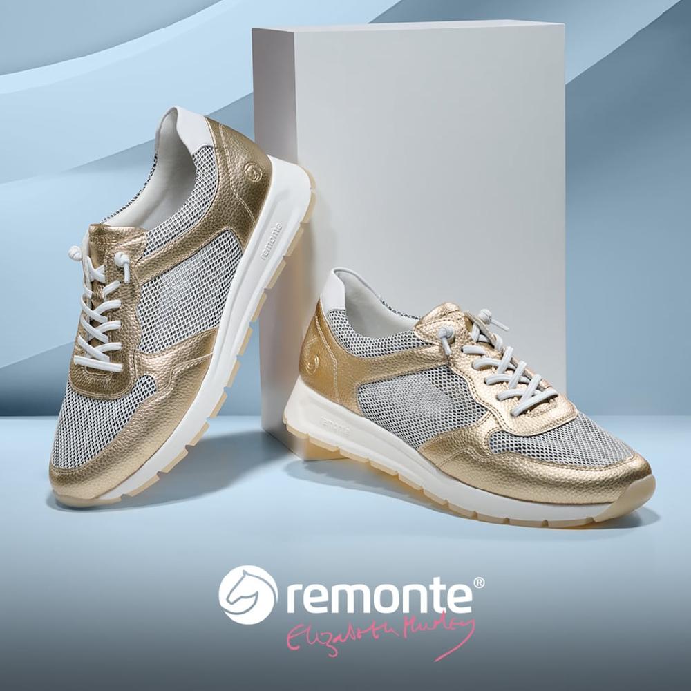 Remonte Slip-On Sneaker »Elisabeth Hurley-Collection« Freizeitschuh Halbschuh Schnürer mit Schaftrandpolsterung Speichern exportieren