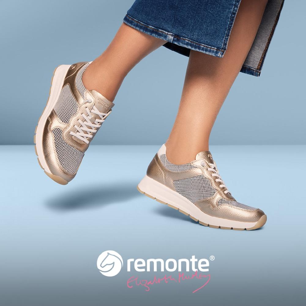 Remonte Slip-On Sneaker »Elisabeth Hurley-Collection« Freizeitschuh Halbschuh Schnürer mit Schaftrandpolsterung Speichern exportieren