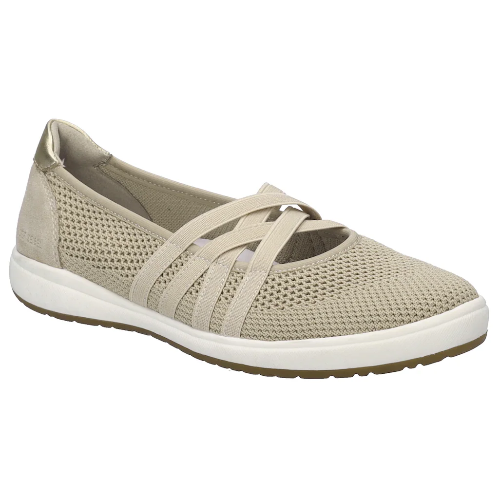 Josef Seibel Riemchenballerina »Caren 67« Slipper Sneaker Schlupfschuh mit Metallic Einsatz an der Ferse online kaufen Auslauf