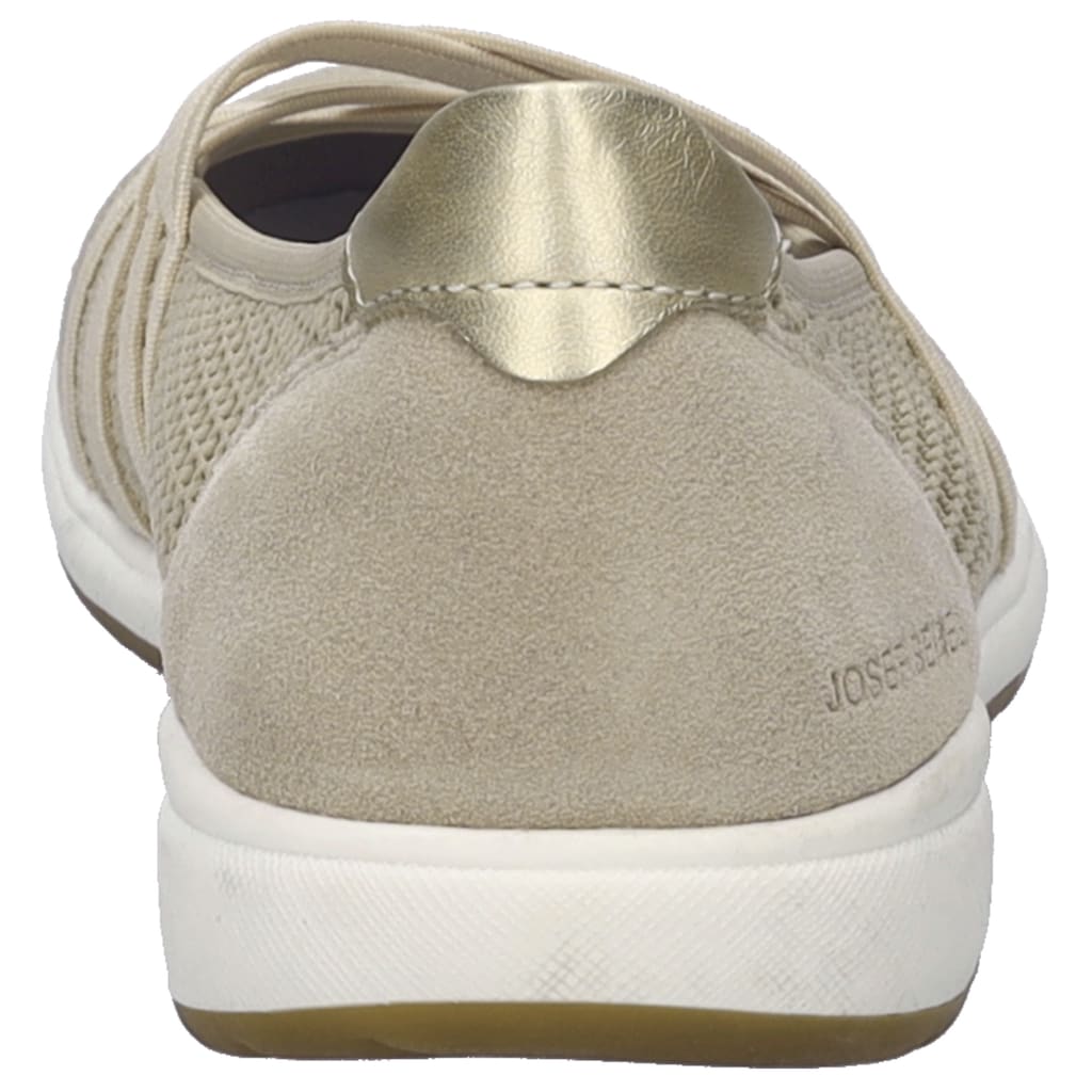 Josef Seibel Riemchenballerina »Caren 67« Slipper Sneaker Schlupfschuh mit Metallic Einsatz an der Ferse online kaufen Auslauf