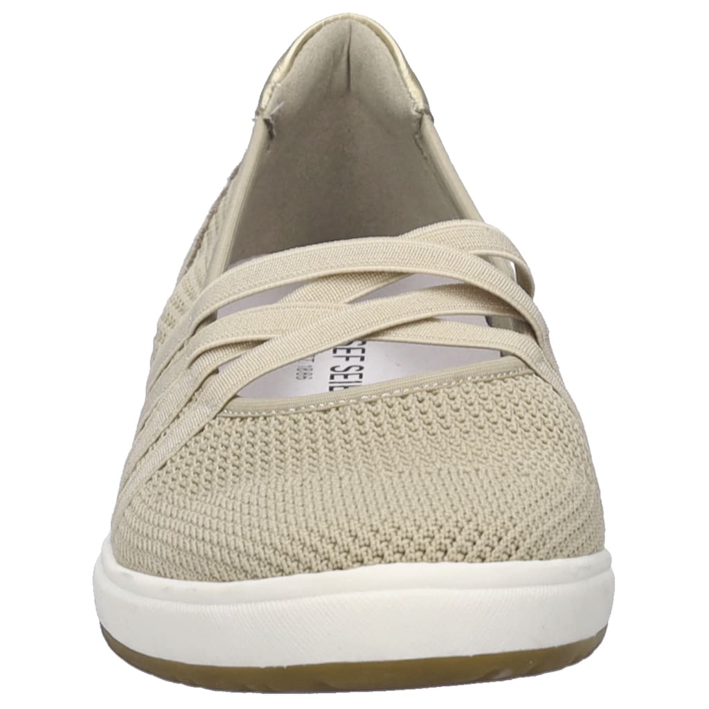 Josef Seibel Riemchenballerina »Caren 67« Slipper Sneaker Schlupfschuh mit Metallic Einsatz an der Ferse online kaufen Auslauf